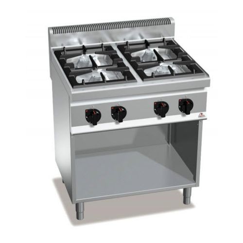 Cucina a gas 4 fuochi vano a giorno light power