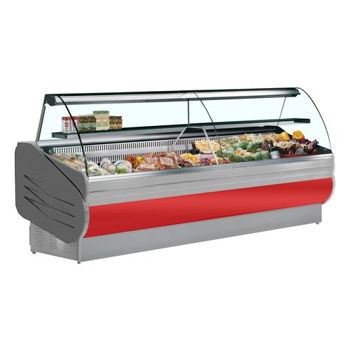 Master 250 banco alimentare refrigerato semi-ventilato mm 2480