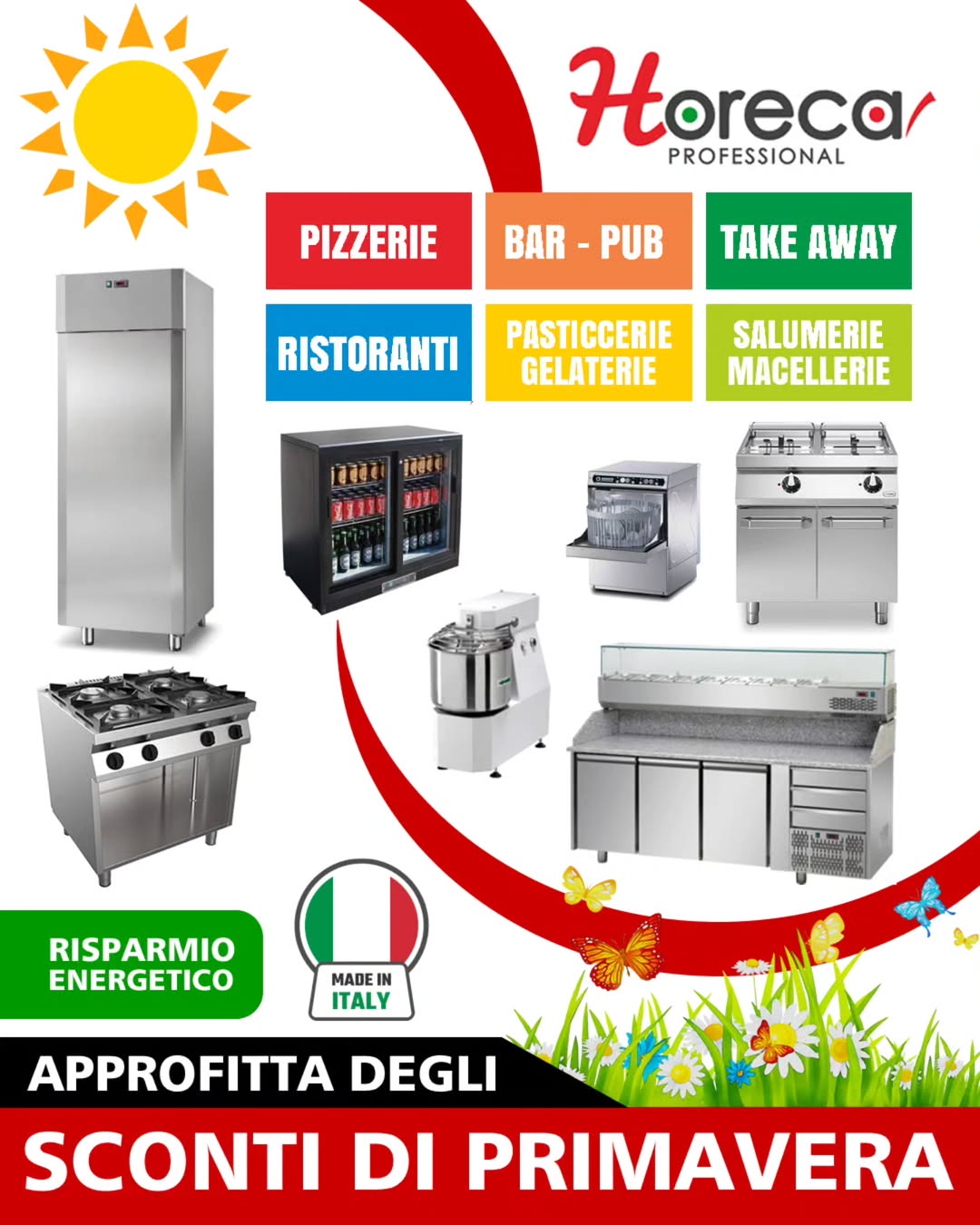 Approfitta degli sconti di primavera Horeca Professional